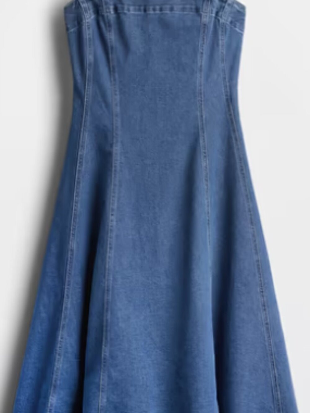 GAP Denim Midi Dress, Medium Denim, XLT, NwT - Picture 4 of 5